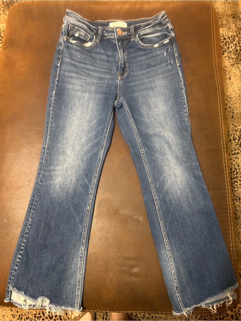 Flying Monkey Mid Blue Flare Jeans